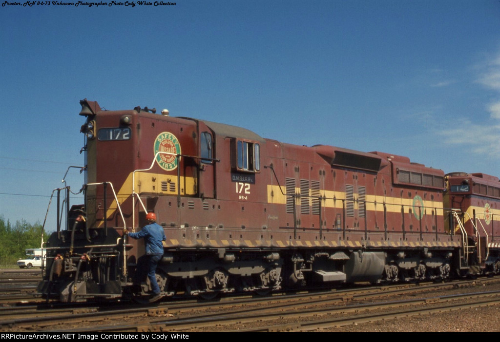 Duluth Missabe and Iron Range SD9 172